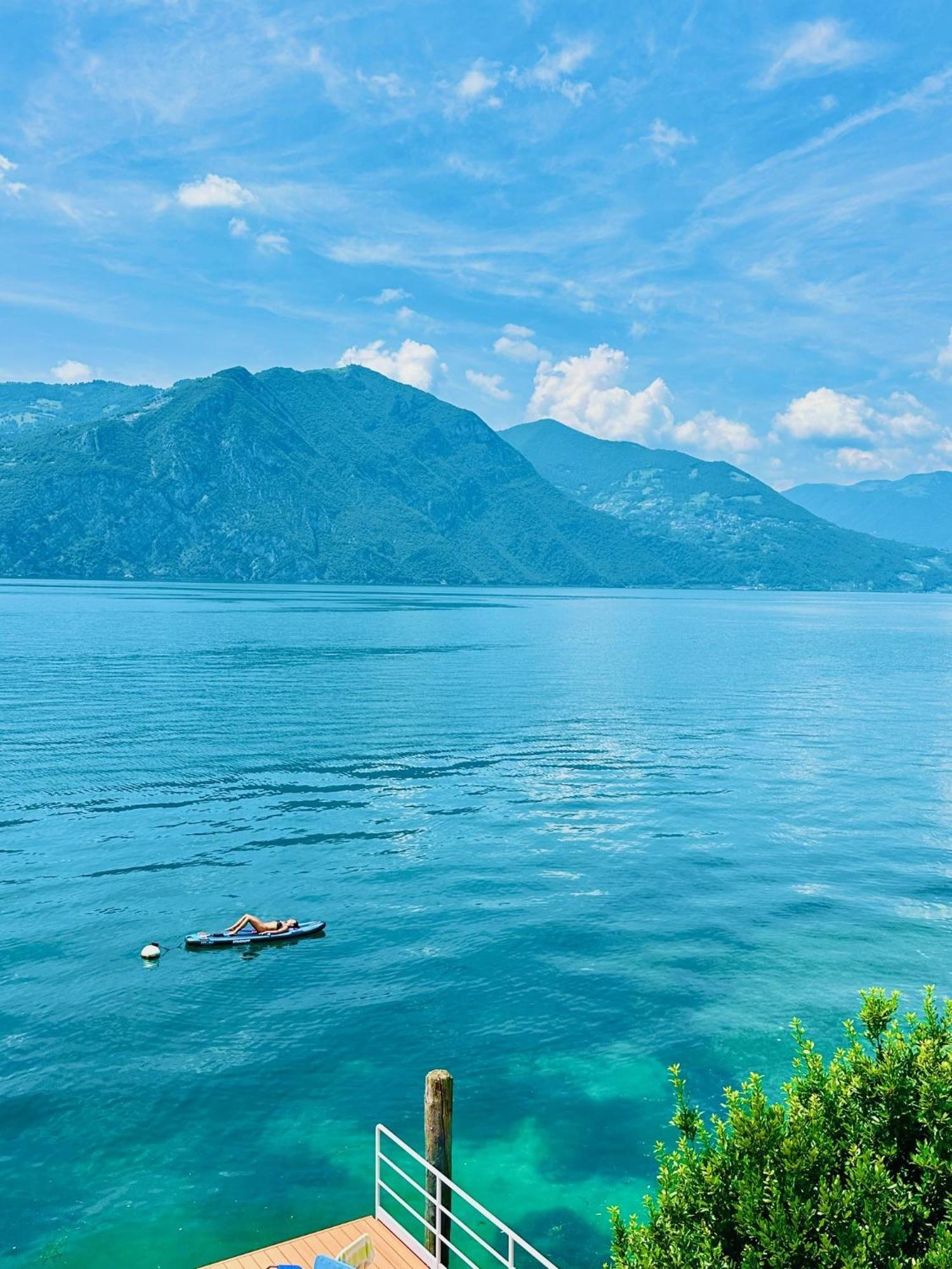 Direttamente Al Lago Apartments Marone Kültér fotó